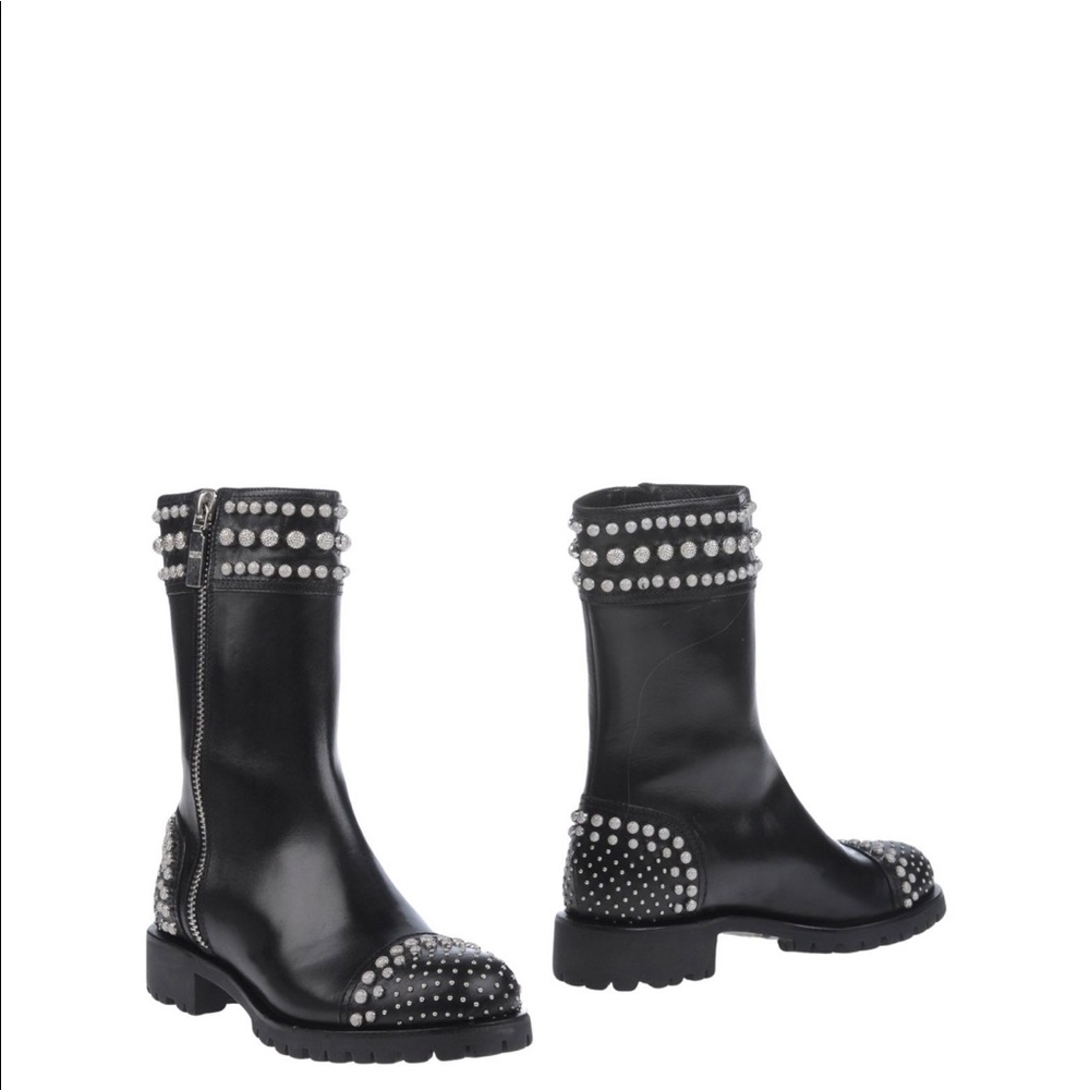 Alexander McQueen Studded Ankle Boots